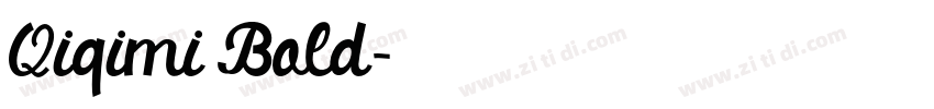 Qiqimi Bold字体转换